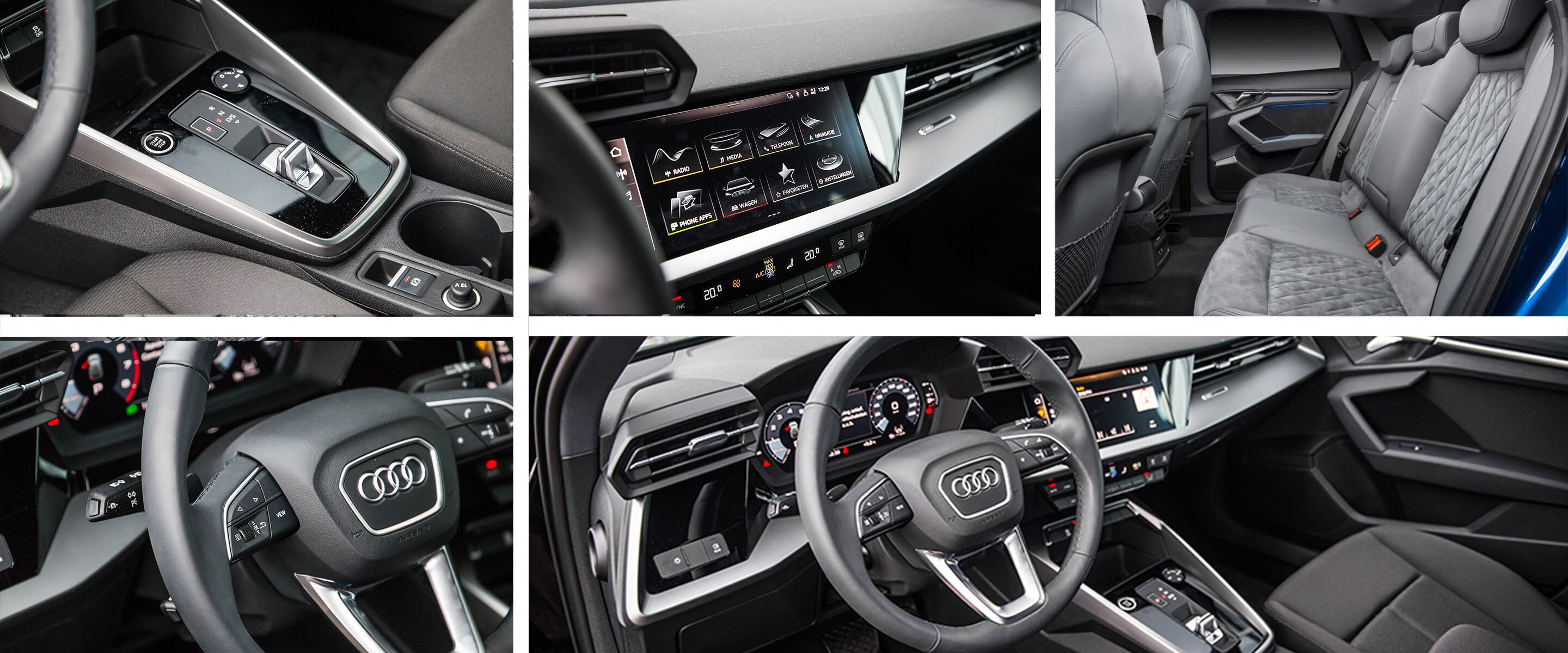Audi A3 brede afbeelding interieur